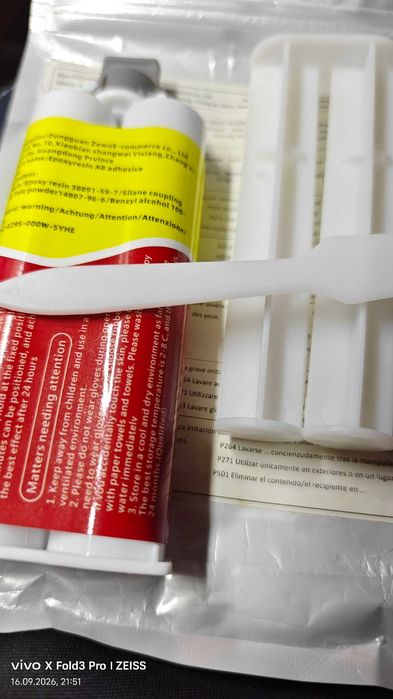 Klej dwuskładnikowy epoksydowy metal plastyk kamień 100g