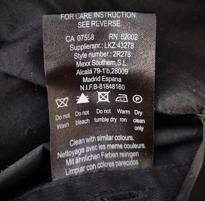 Укороченный плащ Mexx (Spain)