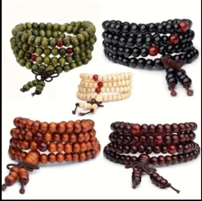 Браслет чоловічий з сандалового дерева