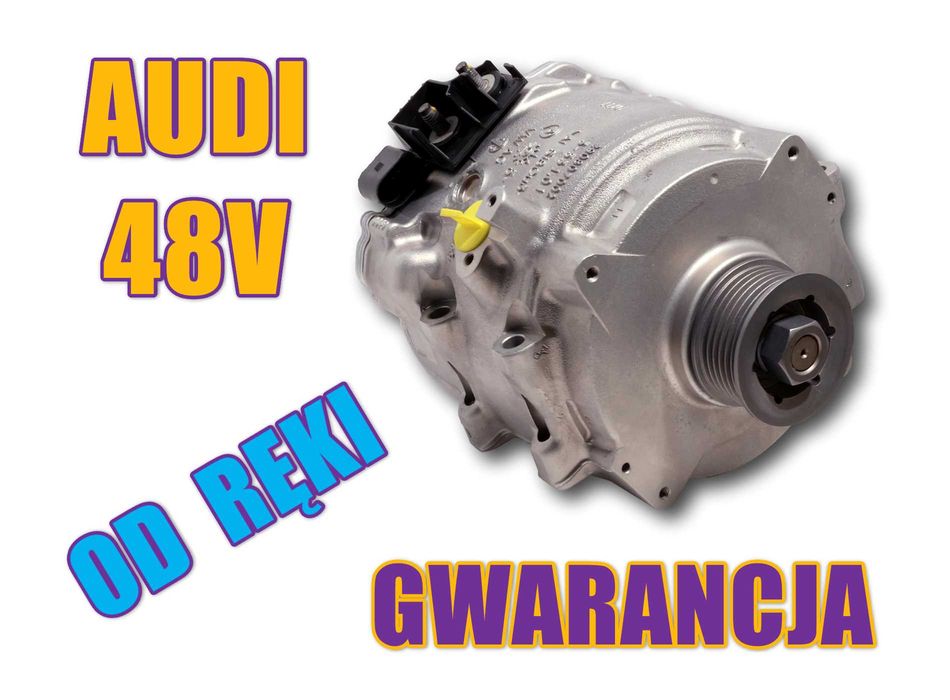 Regeneracja naprawa alternatora generator rozrusznik starter Audi 48V 4N0 4N1 A6 A7 A8 Q5 Q7 Q8 GWARANCJA
