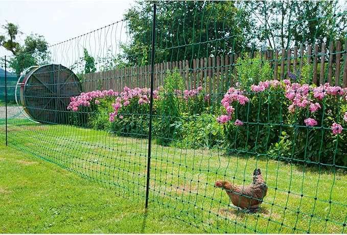 Siatka elektryczna dla drobiu, 50 m, 106 cm, podw. szpic,zielony,Kerbl