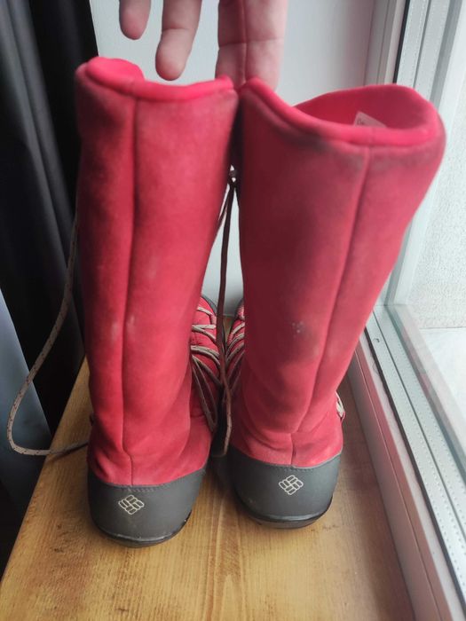 Черевики жіночі 38EUR Columbia waterproof 200grams red