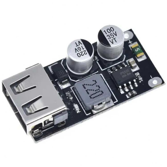 MH-KC24 DC-DC USB модуль швидкої зарядки QC3.0 QC2.0 6-32V 24W