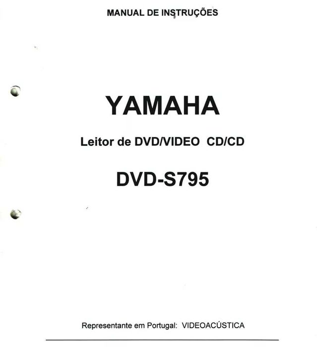 YAMAHA DVD-S795 - muito raro - estado de novo