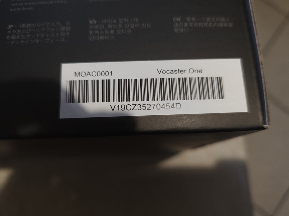 Аудіоінтерфейс, звукова карта Focusrite Vocaster One