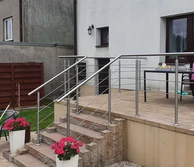 Balustrady nierdzewne zabezpieczenia okienne