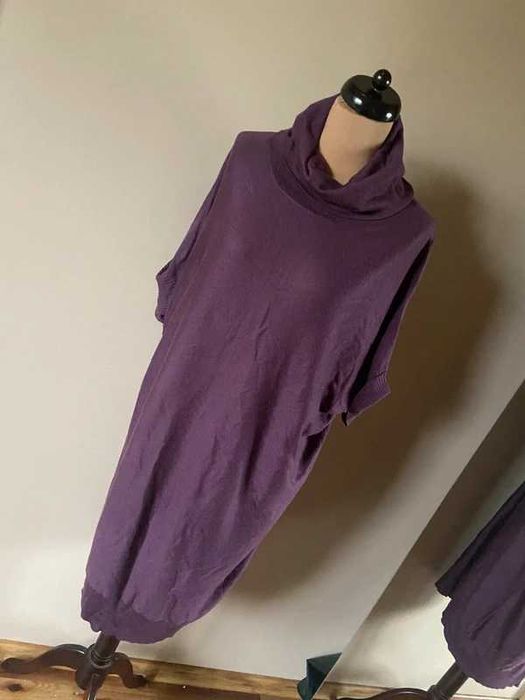 Xxxl 44 46 +size sweterkowa benotti zima sukienka oversize golf komin