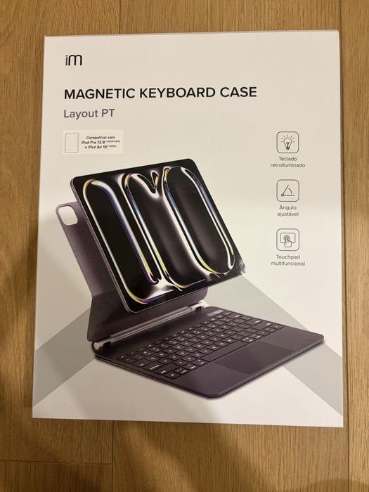 Capa Teclado Magnético iPad Air 13” e iPad Pro 12.9”