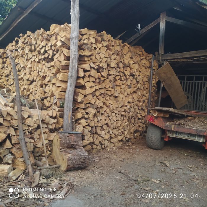 Lenha seca da melhor qualidade
