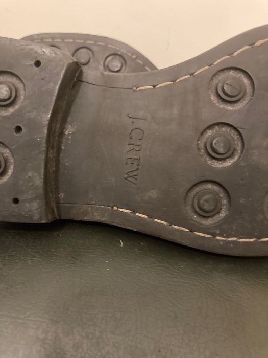 Sapatos de Homem J.Crew, pele castanho escuros. Tamanho 41 em muito bom estado