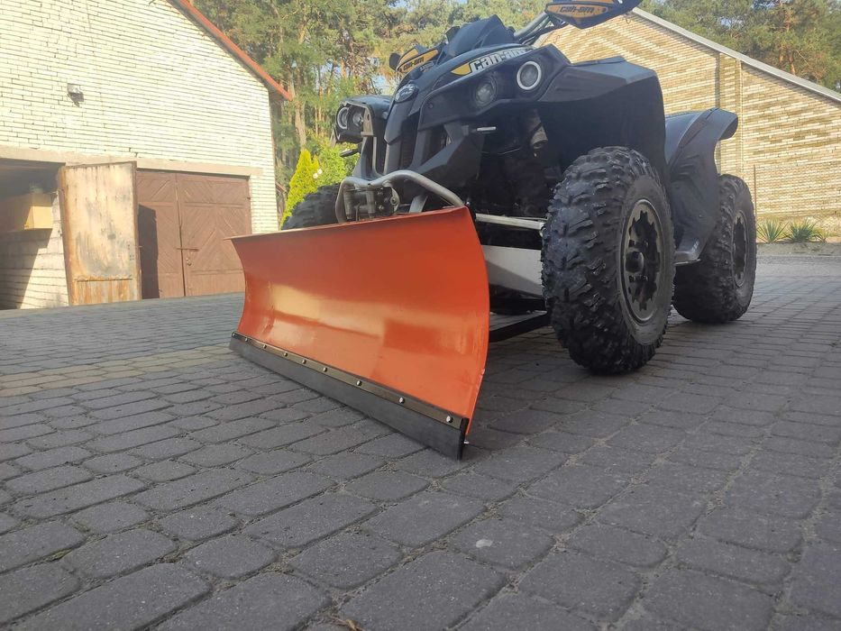 Pług śnieżny do Quada nowy montaż click solidny polski producent