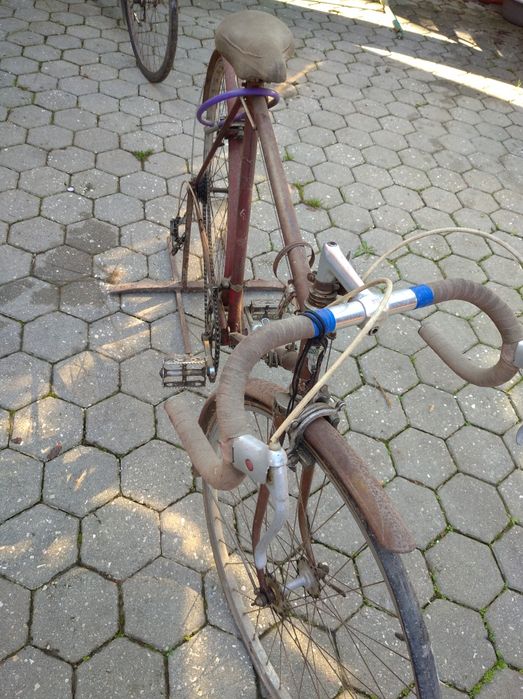 Bicicleta de corrida antiga