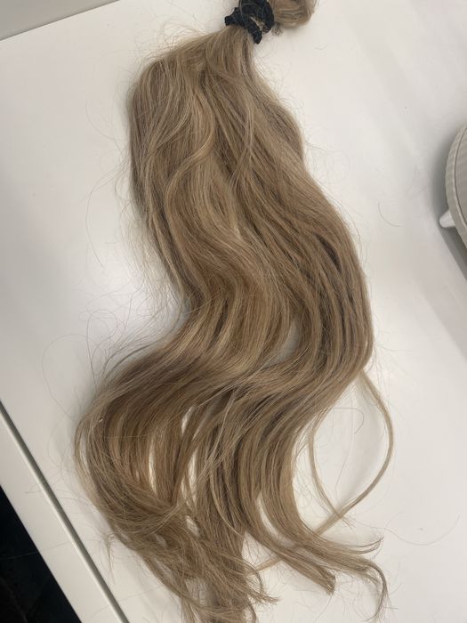 Extensões cabelo loiro