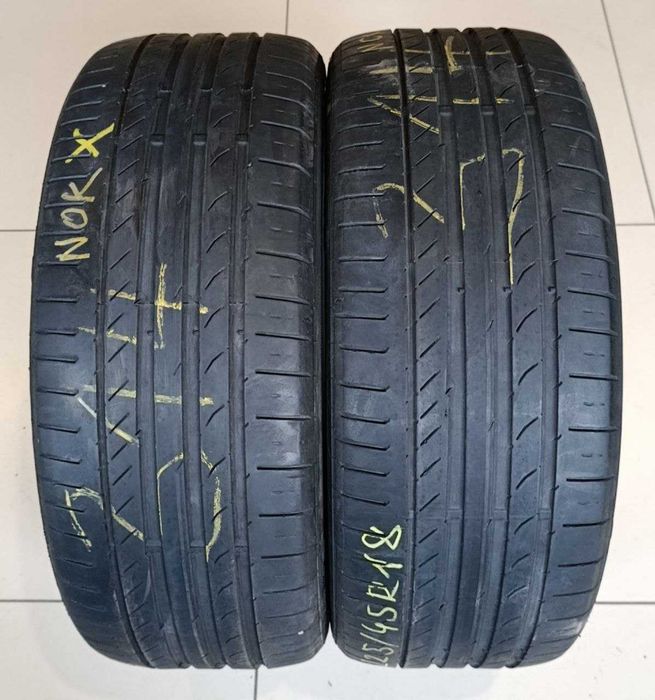 Пара шин б/у 225/45R18 91Y Continental ContiSportContact SSR RSC