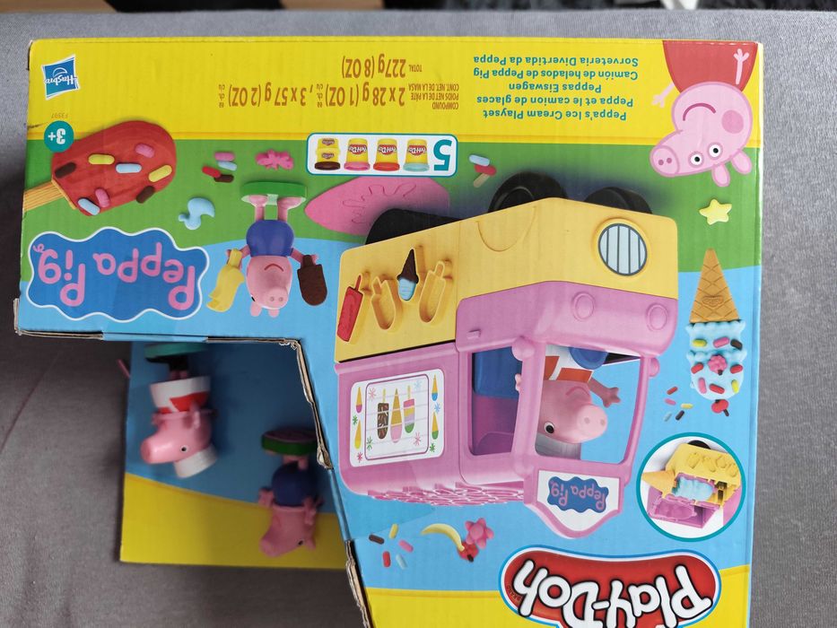 Ciastolina Play-doh świnka peppa samochód z lodami