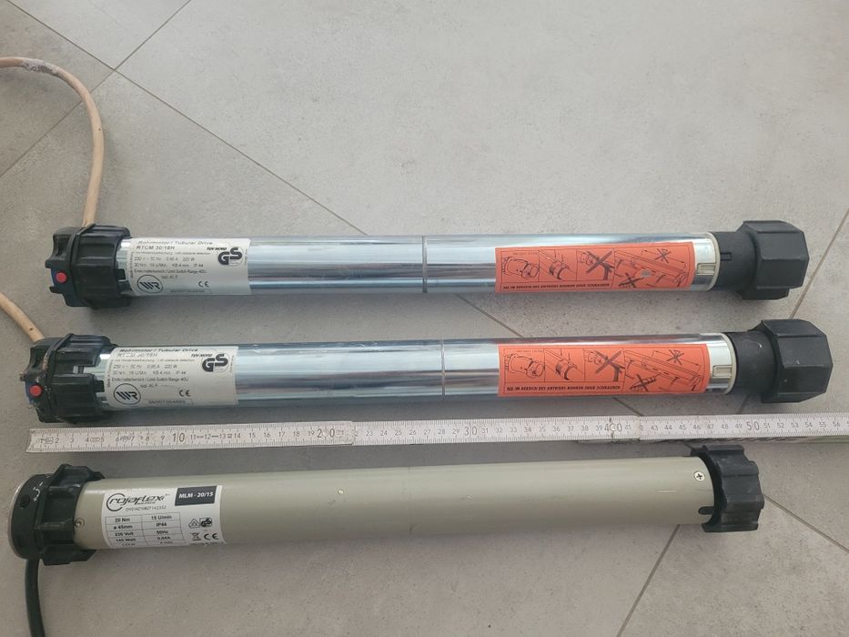 Silniki do rolet zewnętrznych – 3 szt., sprawne, 150 zł/szt.