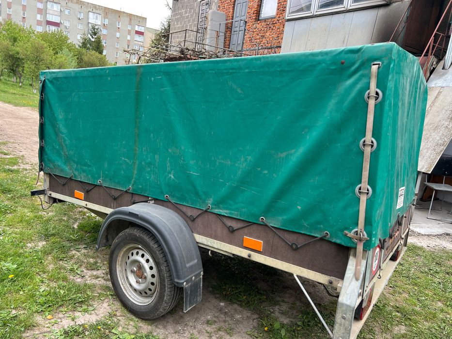 Продам причіп, прицеп, причеп,Vezeko Cargo D 08.2 — 750 кг | Гарний стан | З тентом