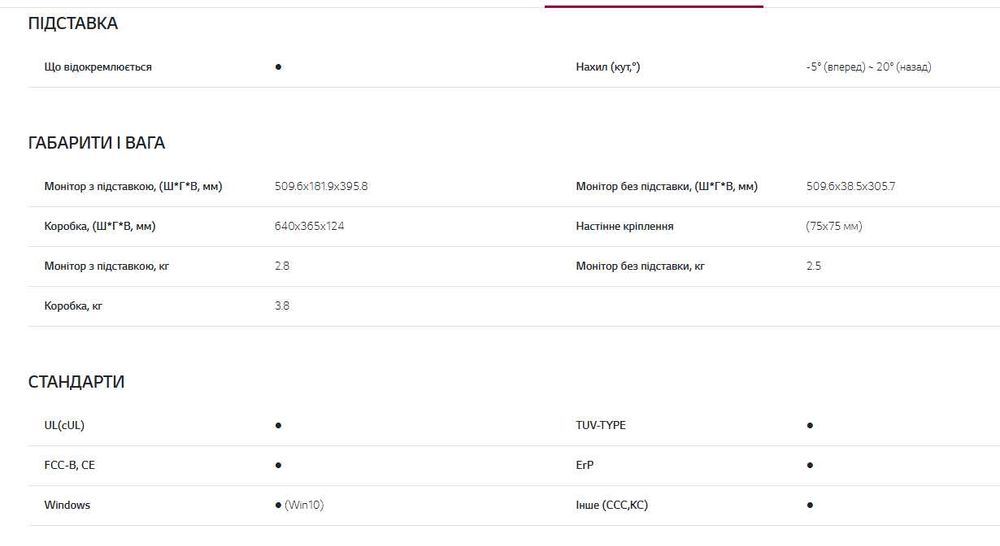 Монитор LG 22MK430H-B на запчасти. Матрица IPS 21.5" (HDMI, DP). к/з