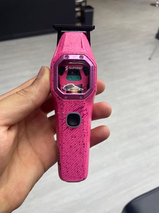 Máquina de acabamento Supreent rosa