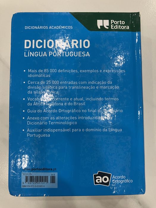 Dicionário Porto Editora Lingua Portuguesa