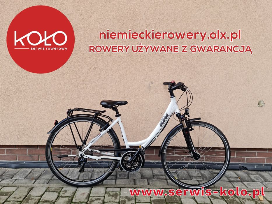 Rower damski crossowy damka KTM koła 28 SHIMANO DEORE XT okazja alu