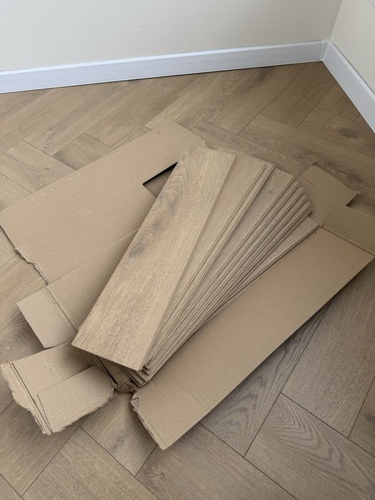 Залишок ламінату Alsafloor Baton Rompu 525 Herringbone Дуб Каліссон