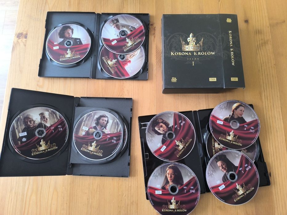 Korona królów sezon 1 DVD 11 szt serial film