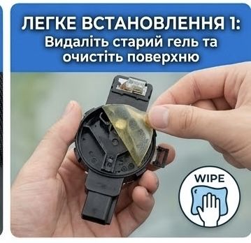 Гелева підкладка під датчик дощу (універсальна) / Заміна лобового скла