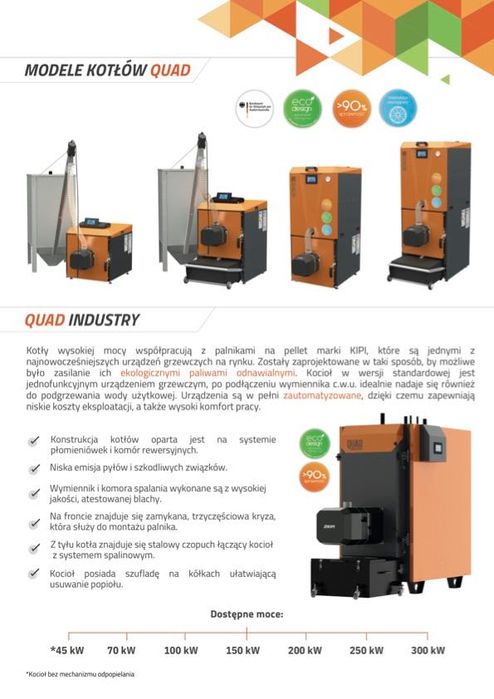 Kocioł na pellet Quad XS 15-30kw