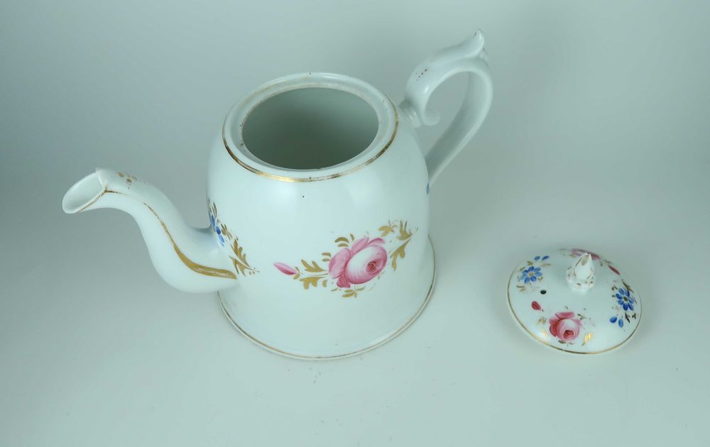 Chaleira Vista Alegre Séc. XIX - Pintura Manual