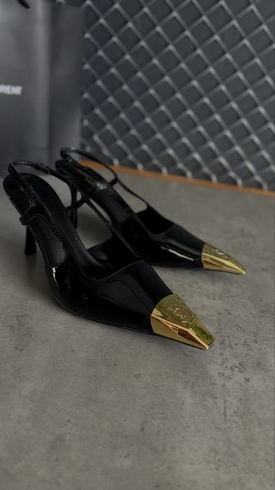 Шкіряні туфлі / слінгбеки / лодочки Saint Laurent