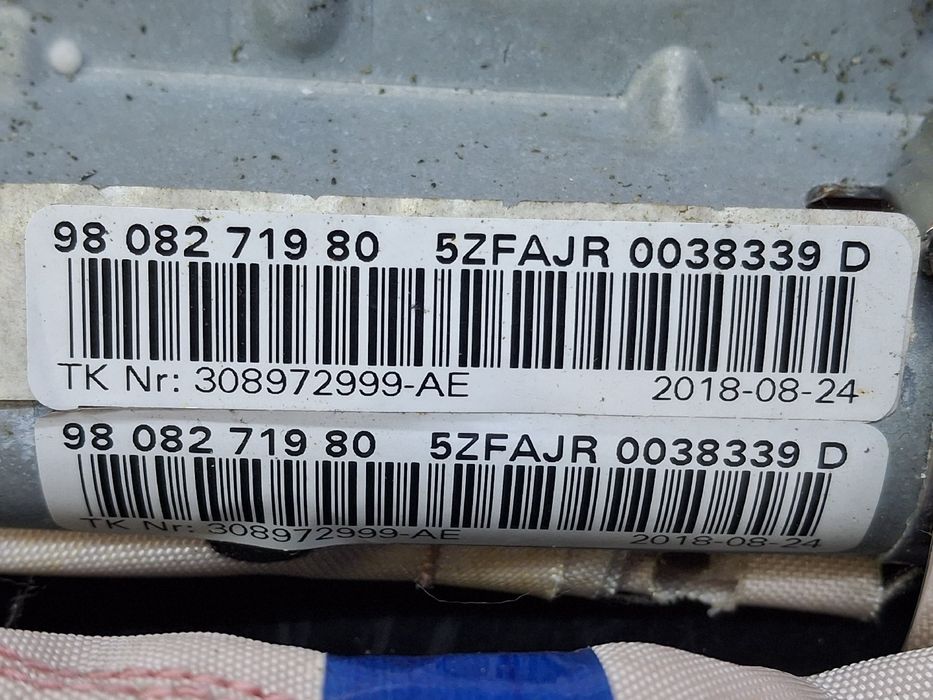 Airbag cortina esquerdo CITROËN SpaceTourer
