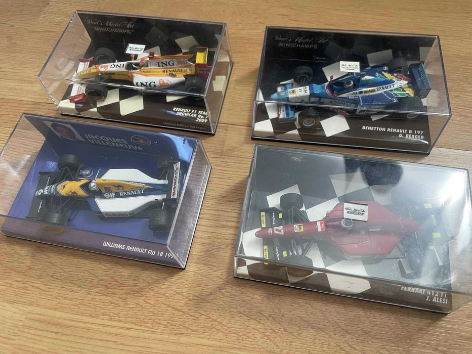 Vendo miniaturas F1 da Minichamps 1/43