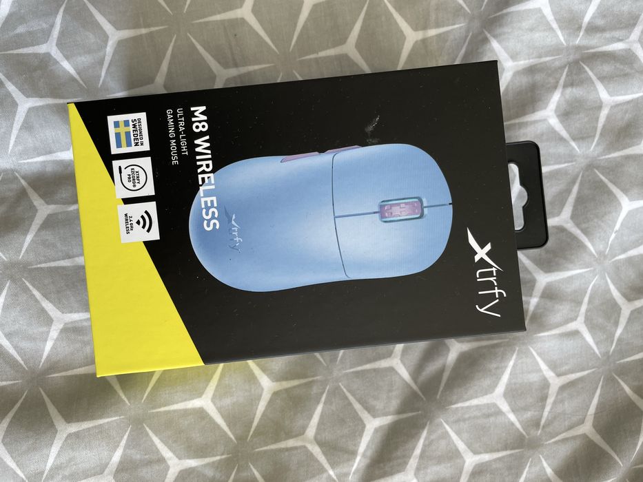 Mysz xtrfy m8 niebieska