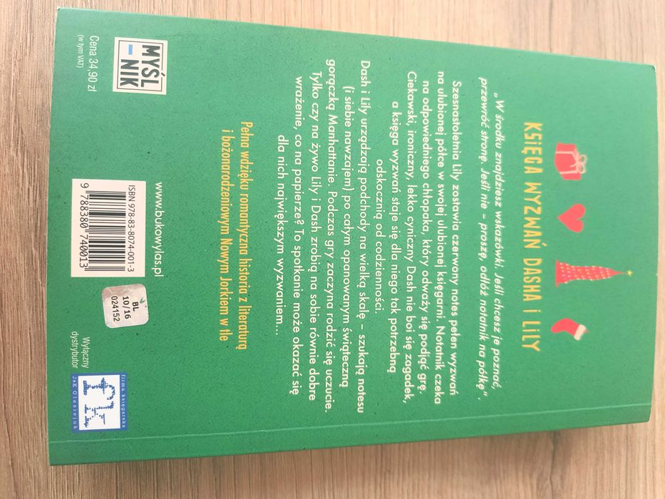 Księga wyzwań Dasha i Lily