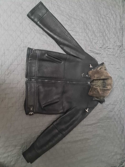 Курточка чоловіча зимова натуральна "Дубленка" на міху