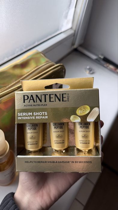 Pantene serum shots , keratin protect oil