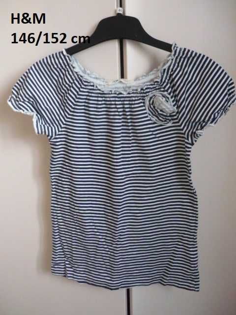 dziewczęca bluzka marki H&M rozmiar 146/152 cm