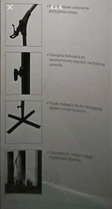 Parasol ogrodowy