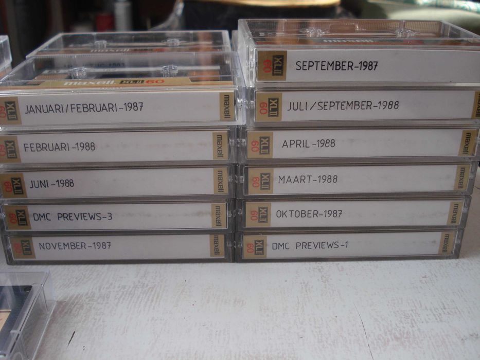 Колекція касет "Maxell" (золота серія, 30шт.)