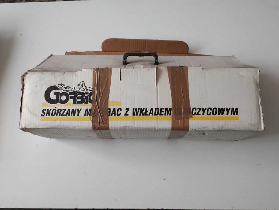 Materac skórzany z wkładem gorczycowym