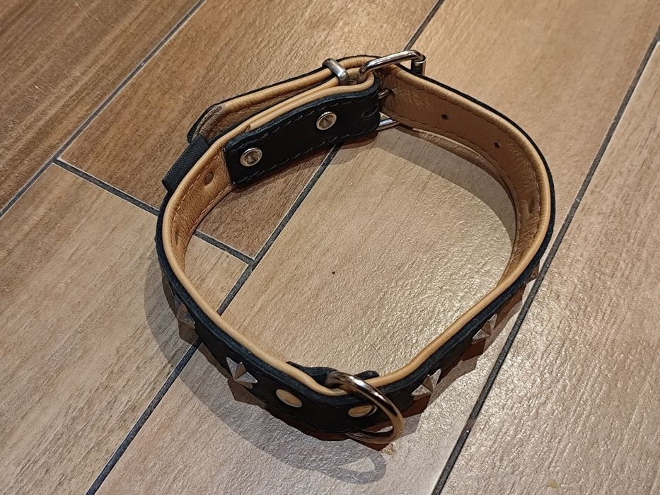 Obroża skórzana Heim obwód szyi: 38-46 cm