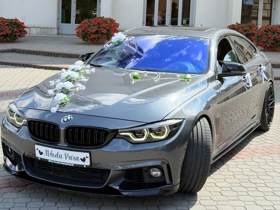 BMW 440i wynajem do ślubu wraz z kierowcą