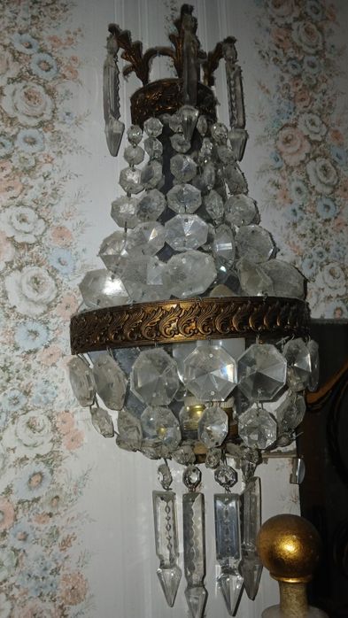 Aplique parede "cristal" 2 peças