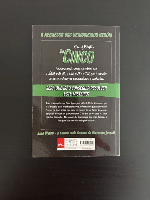 Livro “Os Cinco voltam à Ilha”