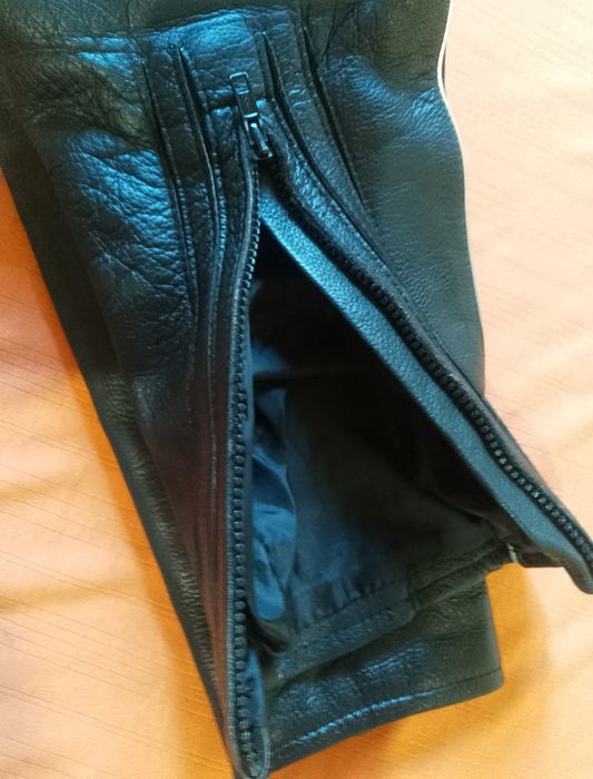 Шкіряні мото штани гарної якості