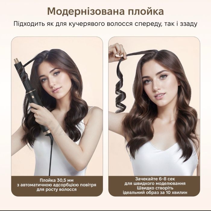 Стайлер / фен для волосся Dyson, INSPIRE WT-638 5в1 Black НОВІ