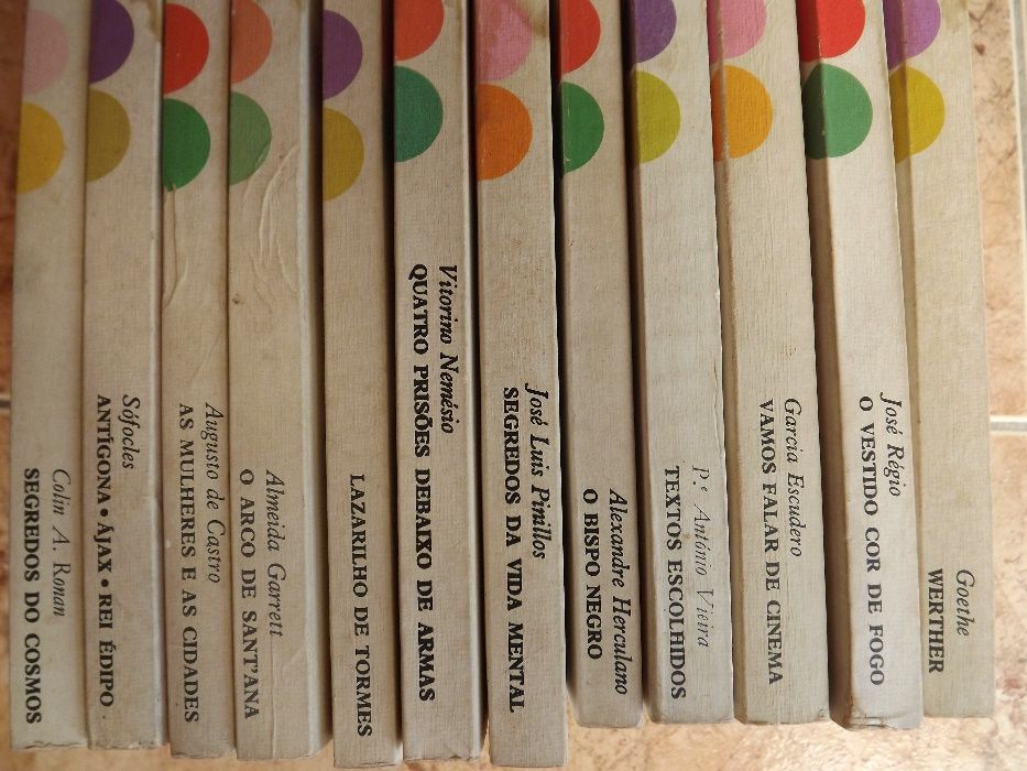 lote 89 livros de leitura e livros coleçao rtp