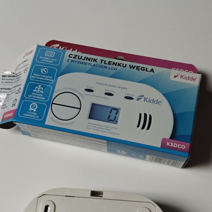 Czujnik tlenku węgla z wyświetlaczem K5DCO