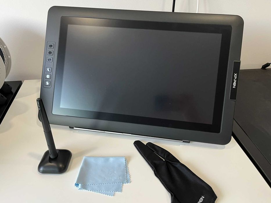 Pack Completo XP-Pen Artist 15.6 + Suporte Alumínio AC18 + Capa